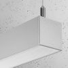 Suspensions Aluminium Gris LED 1 Pinne