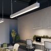 Suspensions Aluminium Gris LED 1 Pinne