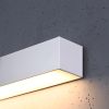 Appliques murales Aluminium Blanc LED 1 Pinne