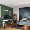Appliques murales Aluminium Blanc LED 1 Pinne