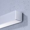 Appliques murales Aluminium Gris LED 1 Pinne