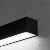 Appliques murales Aluminium Noir LED 1 Pinne