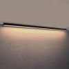 Plafonniers Aluminium Noir LED 1 Pinne