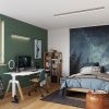 Plafonniers Aluminium Gris LED 1 Pinne