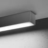 Plafonniers Aluminium Gris LED 1 Pinne