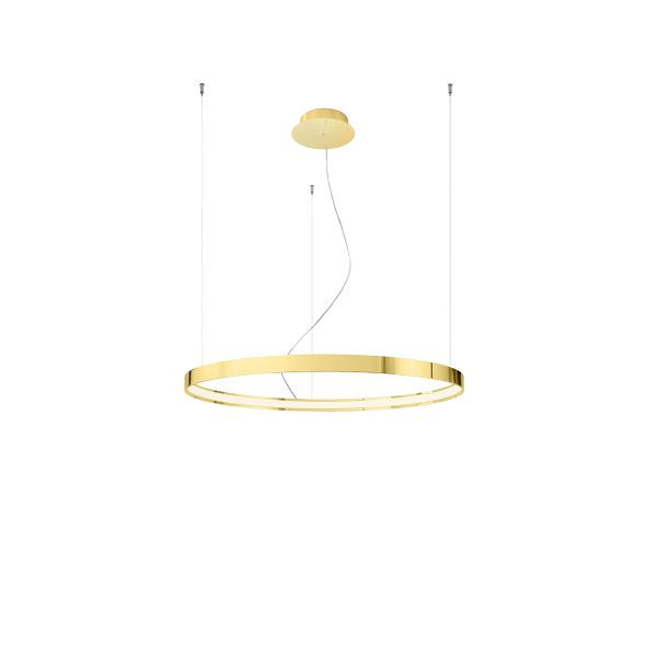 Lustres Aluminium Doré LED 1 Rio