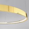 Lustres Aluminium Doré LED 1 Rio