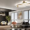 Lustres Aluminium Doré LED 1 Rio
