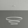 Lustres Aluminium Blanc LED 3 Rio