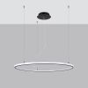 Lustres Aluminium Noir LED 1 Risa