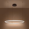 Lustres Aluminium Noir LED 1 Risa