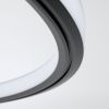 Lustres Aluminium Noir LED 1 Risa