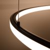 Lustres Aluminium Noir LED 1 Risa
