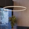 Lustres Aluminium Noir LED 1 Risa