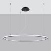 Lustres Aluminium Noir LED 1 Risa