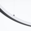 Lustres Aluminium Noir LED 1 Risa