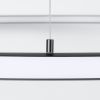 Lustres Aluminium Noir LED 1 Risa