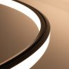 Lustres Aluminium Noir LED 1 Risa