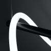 Suspensions Aluminium Noir LED 1 Galakse