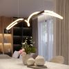 Suspensions Aluminium Noir LED 1 Galakse