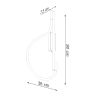 Appliques murales Aluminium Noir LED 1 Galakse