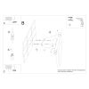 Appliques murales Aluminium Noir LED 1 Galakse