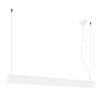 Suspensions Aluminium Blanc LED 1 Farge