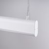 Suspensions Aluminium Blanc LED 1 Farge