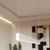 Suspensions Aluminium Blanc LED 1 Farge