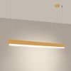 Suspensions Aluminium Doré LED 1 Farge
