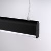 Suspensions Aluminium Noir LED 1 Farge