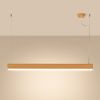 Suspensions Aluminium Doré LED 1 Farge