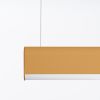 Suspensions Aluminium Doré LED 1 Farge