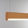 Suspensions Aluminium Doré LED 1 Farge