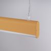 Suspensions Aluminium Doré LED 1 Farge