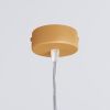 Suspensions Aluminium Doré LED 1 Farge