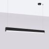 Suspensions Aluminium Noir LED 1 Farge