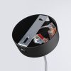Suspensions Aluminium Noir LED 1 Farge