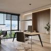 Suspensions Aluminium Noir LED 1 Farge