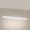 Suspensions Acier Blanc LED 1 Jorun