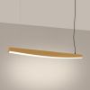 Suspensions Acier Doré LED 1 Jorun