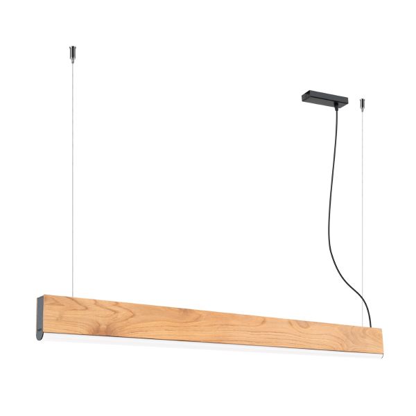 Suspensions Bois Chêne LED 1 Lykke