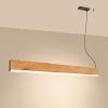 Suspensions Bois Chêne LED 1 Lykke