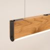 Suspensions Bois Chêne LED 1 Lykke