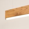 Suspensions Bois Chêne LED 1 Lykke