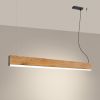 Suspensions Bois Chêne LED 1 Lykke