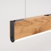 Suspensions Bois Chêne LED 1 Lykke