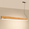 Suspensions Bois Chêne LED 1 Lykke