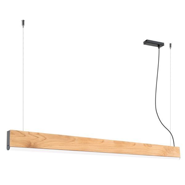 Suspensions Bois Chêne LED 1 Lykke