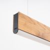 Suspensions Bois Chêne LED 1 Lykke